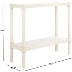 Rafiki Console Table - Distressed White - Safavieh -Safavieh Sales Store GUEST e2a9f0e0 ebcd 4461 b993 fd1f35c25da5