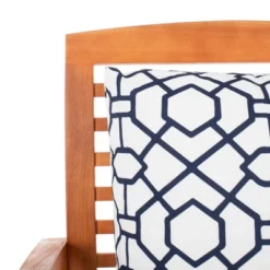 Pate 3pc Bistro Set - Natural/Navy - Safavieh -Safavieh Sales Store GUEST e2e133b9 78b2 434e acce ebf950ce69d0