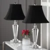 (Set Of 2) 24.5" Lilly Crystal Table Lamp Clear (Includes CFL Light Bulb) - Safavieh -Safavieh Sales Store GUEST e5d56cb9 3343 4ae9 a7ef a5a2a0a365c3