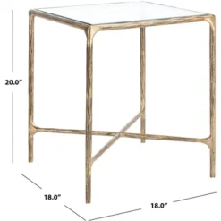 Jessa Forged Metal Square End Table - Brass - Safavieh -Safavieh Sales Store GUEST eb3dd10c 0fcb 4d87 9141 33fa67115c57