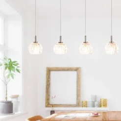 Lanson Pendant Chrome/Clear - Safavieh -Safavieh Sales Store GUEST ed6e1f75 1e95 4c6b 8bdb 5fbeb9b0d3fc