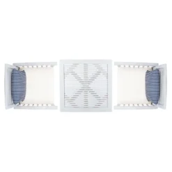 Pate 3pc Bistro Set - Gray/Beige/Navy - Safavieh -Safavieh Sales Store GUEST ed772ba1 8dc2 4fbb bc9f 0554667924f1