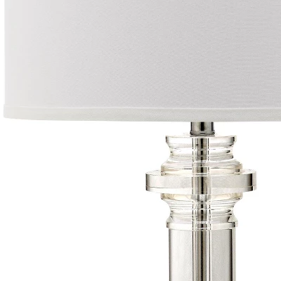 30" Nina Crystal Column Lamp Clear (Includes CFL Light Bulb) - Safavieh 6 30" Nina Crystal Column Lamp Clear (Includes CFL Light Bulb) - Safavieh - Image 4