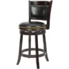 Brockway Swivel Counter Stool - Cappuccino/Black - Safavieh -Safavieh Sales Store GUEST f364d50e 7374 49d9 91ec d90f63fea938