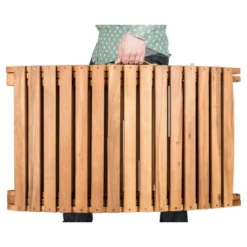 Pacifica 3pc Wood Patio Lounge Set - Teak Brown/Beige - Safavieh -Safavieh Sales Store GUEST fa1e1dc5 496f 44ce aec8 3b1068fd6864