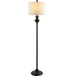 Erlan Floor Lamp - Antique Black - Safavieh -Safavieh Sales Store GUEST fda69c9b 0e74 4356 a8f6 f7abb3b73830
