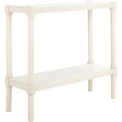 Rafiki Console Table - Distressed White - Safavieh -Safavieh Sales Store GUEST fe9f8e2a 8ac7 4fa2 aed3 63291399e06f