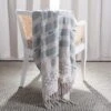 Billi Throw Blanket - Beige/ Teal - 50" X 60" - Safavieh -Safavieh Sales Store GUEST ffe16746 46eb 4664 9b47 9bceb1a0ffa3